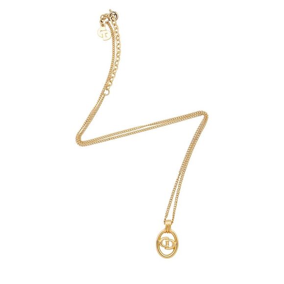 Dior Jewelry - Dior Vintage CD Oval Necklace